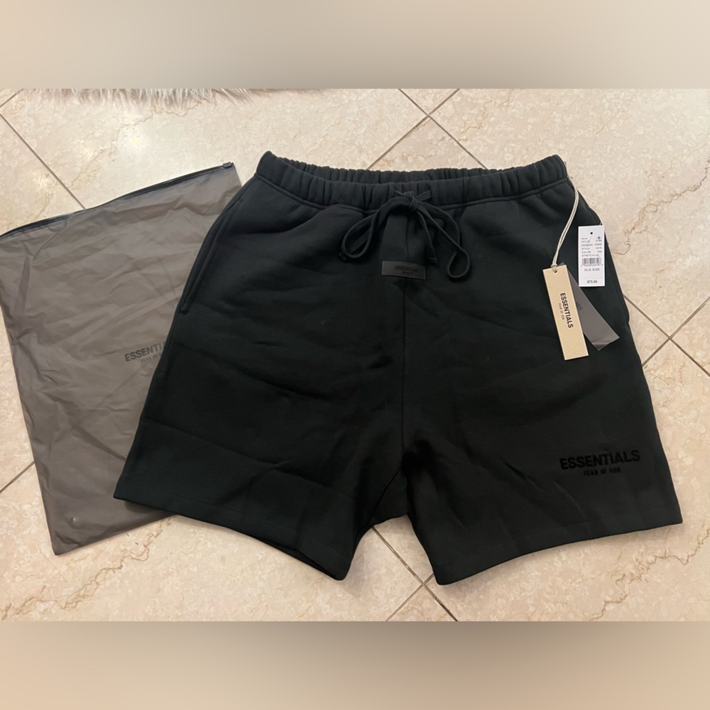 Fear of God Essentials Black Men's Sweatshorts